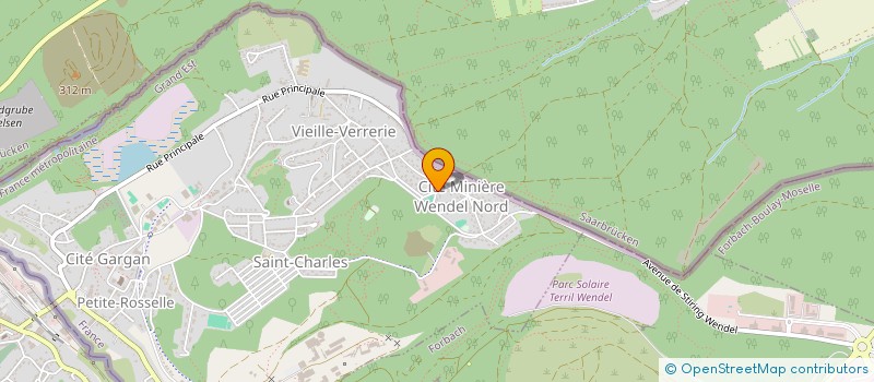 localisation de l'entreprise MONSIEUR ADRIEN FRANZ  PETITE-ROSSELLE