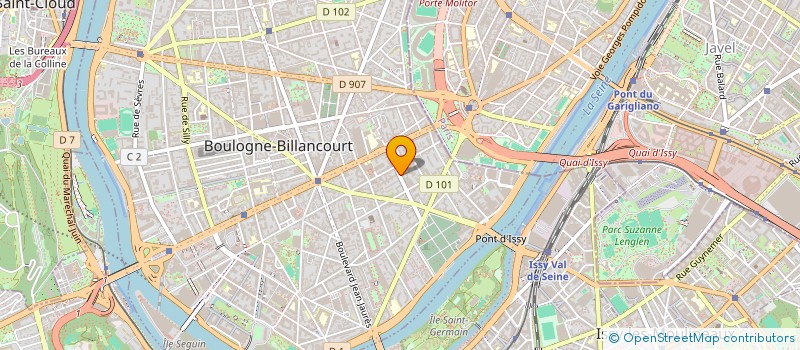 localisation de l'entreprise MONSIEUR ADRIEN FRASSON à BOULOGNE-BILLANCOURT