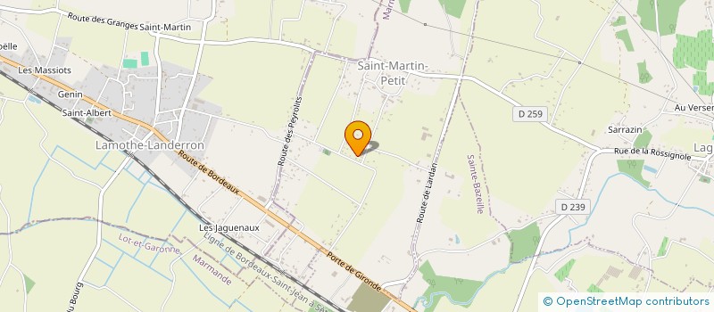 localisation de l'entreprise MONSIEUR ADRIEN FREY  SAINT-MARTIN-PETIT