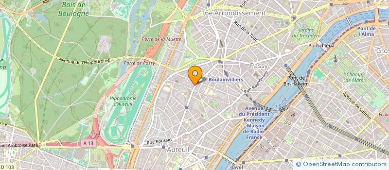 localisation de l'entreprise MONSIEUR ADRIEN FRON  PARIS