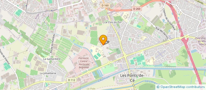 localisation de l'entreprise MONSIEUR ADRIEN FROTEAU  SAINTE-GEMMES-SUR-LOIRE