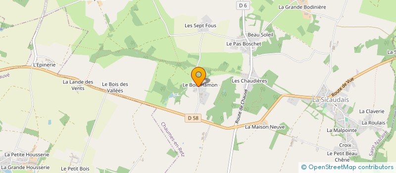 localisation de l'entreprise MONSIEUR ADRIEN GABIGNON  CHAUMES-EN-RETZ