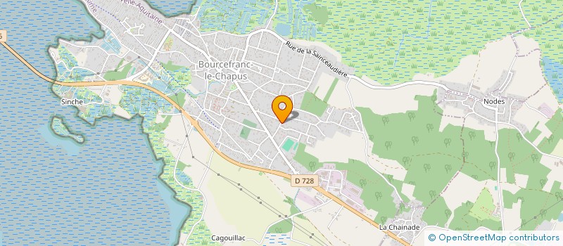 localisation de l'entreprise MONSIEUR ADRIEN GABORIT  BOURCEFRANC-LE-CHAPUS