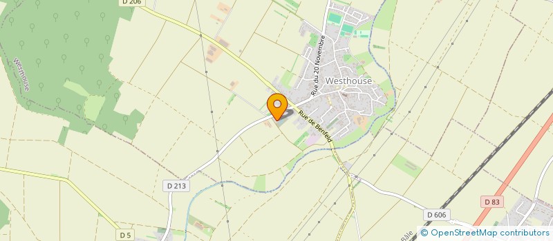 localisation de l'entreprise MONSIEUR ADRIEN GAINON  WESTHOUSE