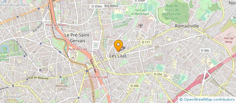 localisation de l'entreprise MONSIEUR ADRIEN GANEM à LES LILAS