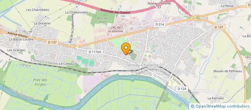 localisation de l'entreprise MONSIEUR ADRIEN GARANDEAU  TONNAY-CHARENTE