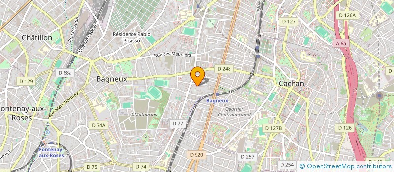 localisation de l'entreprise MONSIEUR ADRIEN GARCIA à BAGNEUX