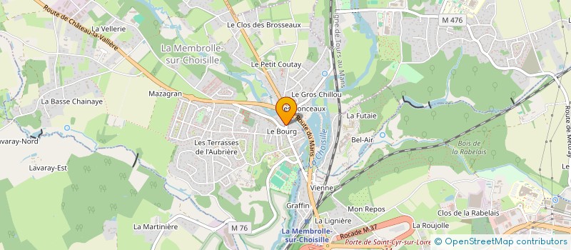 localisation de l'entreprise MONSIEUR ADRIEN GARNIER  LA MEMBROLLE-SUR-CHOISILLE