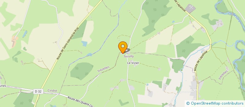 localisation de l'entreprise MONSIEUR ADRIEN GARNIER  SERVILLY