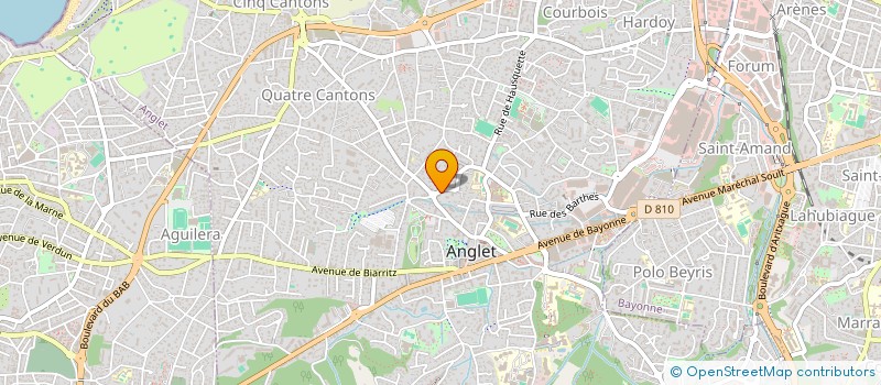 localisation de l'entreprise MONSIEUR ADRIEN GAUDRON  ANGLET