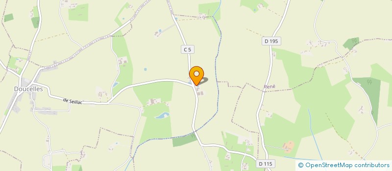 localisation de l'entreprise MONSIEUR ADRIEN GAUTIER  DOUCELLES