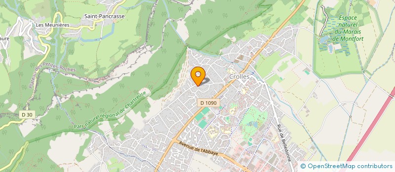 localisation de l'entreprise MONSIEUR ADRIEN GAY  CROLLES