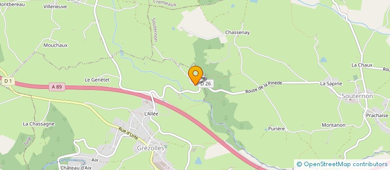 localisation de l'entreprise MONSIEUR ADRIEN GAY  SOUTERNON