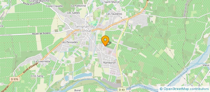 localisation de l'entreprise MONSIEUR ADRIEN GAZAIX  SERIGNAN-DU-COMTAT