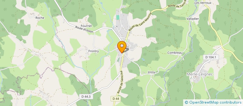 localisation de l'entreprise MONSIEUR ADRIEN GEISSANT  APINAC