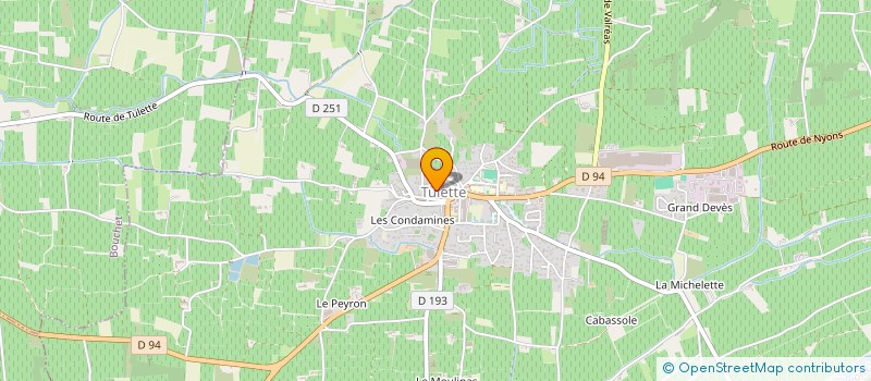 localisation de l'entreprise MONSIEUR ADRIEN GELLY à TULETTE