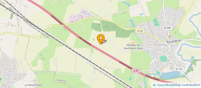 localisation de l'entreprise MONSIEUR ADRIEN GENDRON-BOULAY  ARGENTRE