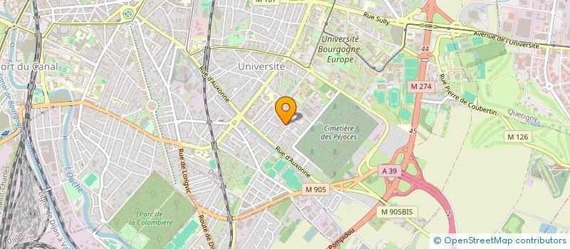 localisation de l'entreprise MONSIEUR ADRIEN GEOFFRES  DIJON