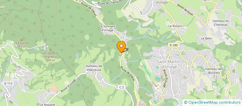 localisation de l'entreprise MONSIEUR ADRIEN GERARD  VAULNAVEYS-LE-BAS