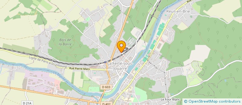 localisation de l'entreprise MONSIEUR ADRIEN GERERAL à LA FERTE-SOUS-JOUARRE