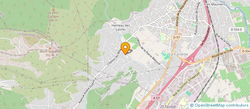 localisation de l'entreprise MONSIEUR ADRIEN GERINI  LA FARLEDE