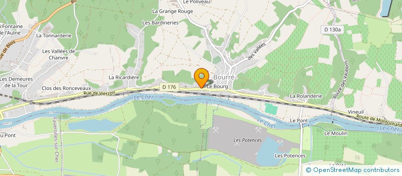 localisation de l'entreprise MONSIEUR ADRIEN GERVAIS  SAINT-GEORGES-SUR-CHER