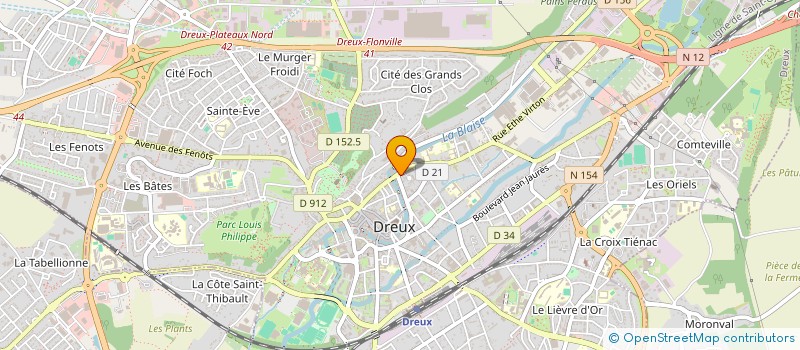 localisation de l'entreprise MONSIEUR ADRIEN GIRARD à DREUX