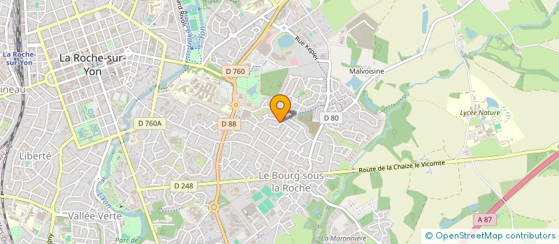 localisation de l'entreprise MONSIEUR ADRIEN GIRARD à LA ROCHE-SUR-YON