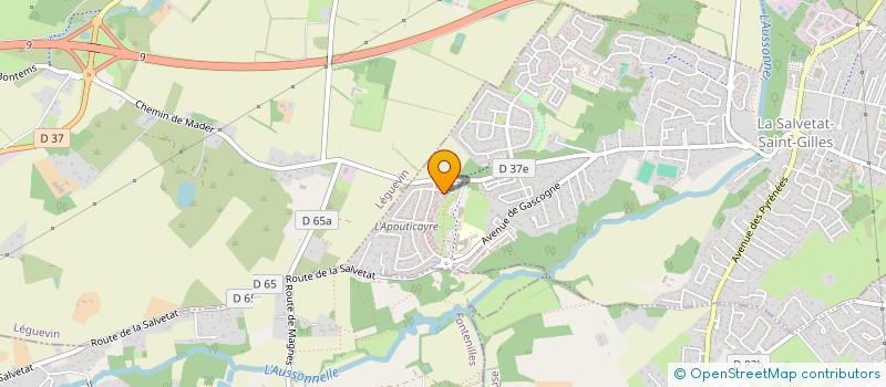 localisation de l'entreprise MONSIEUR ADRIEN GIRAUDO  LA SALVETAT-SAINT-GILLES