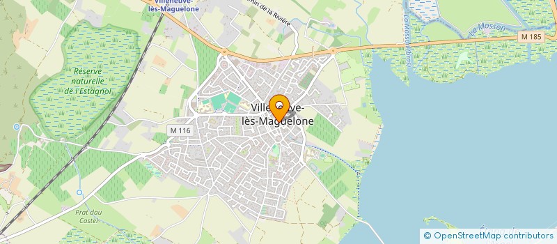 localisation de l'entreprise MONSIEUR ADRIEN GIUSTI  VILLENEUVE-LES-MAGUELONE