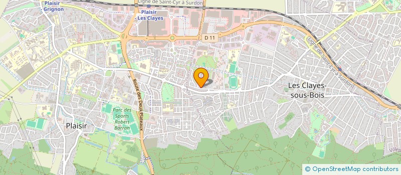 localisation de l'entreprise MONSIEUR ADRIEN GLEYZES  LES CLAYES-SOUS-BOIS