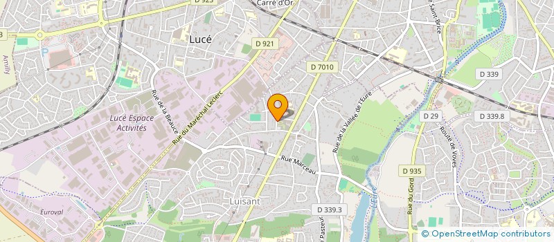 localisation de l'entreprise MONSIEUR ADRIEN GODEFROY à LUISANT