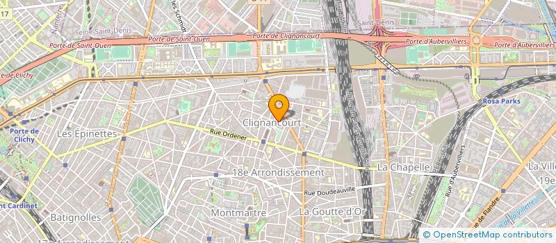 localisation de l'entreprise MONSIEUR ADRIEN GODOT  PARIS