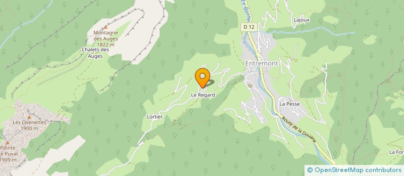 localisation de l'entreprise MONSIEUR ADRIEN GOISQUE  GLIERES-VAL-DE-BORNE