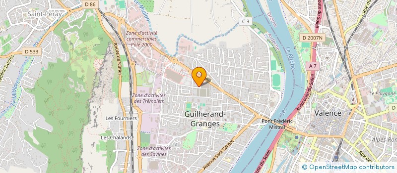 localisation de l'entreprise MONSIEUR ADRIEN GOLDSCHMID à GUILHERAND-GRANGES