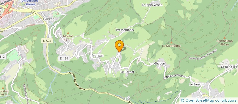 localisation de l'entreprise MONSIEUR ADRIEN GOMES  VENON