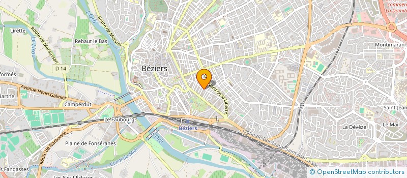 localisation de l'entreprise MONSIEUR ADRIEN GOMEZ  BEZIERS