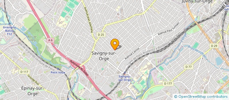 localisation de l'entreprise MONSIEUR ADRIEN GONCALVES  SAVIGNY-SUR-ORGE