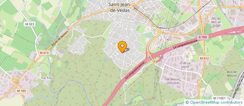 localisation de l'entreprise MONSIEUR ADRIEN GONZALEZ à SAINT-JEAN-DE-VEDAS