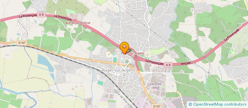 localisation de l'entreprise MONSIEUR ADRIEN GORGIBUS  PUGET-SUR-ARGENS