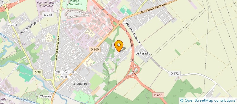 localisation de l'entreprise MONSIEUR ADRIEN GOULET  CRENEY-PRES-TROYES