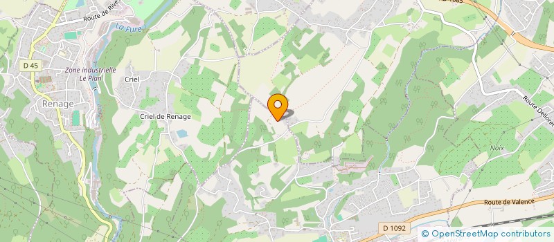 localisation de l'entreprise MONSIEUR ADRIEN GRANGIER  TULLINS