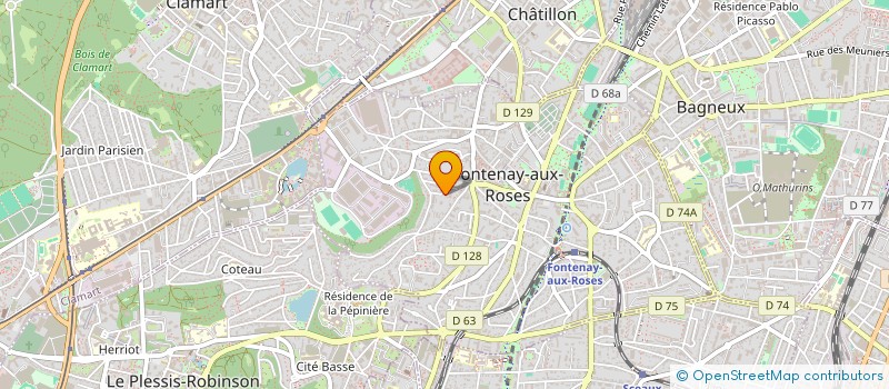 localisation de l'entreprise MONSIEUR ADRIEN GRANT SMITH BIANCHI à FONTENAY-AUX-ROSES