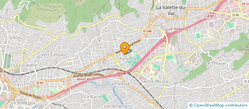 localisation de l'entreprise MONSIEUR ADRIEN GRAX à SIX-FOURS-LES-PLAGES