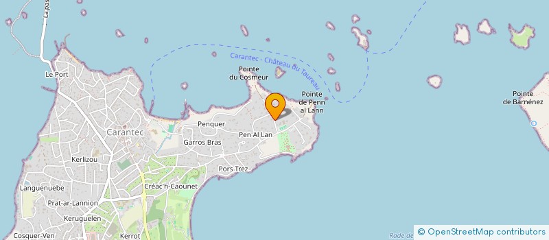 localisation de l'entreprise MONSIEUR ADRIEN GRELON à CARANTEC