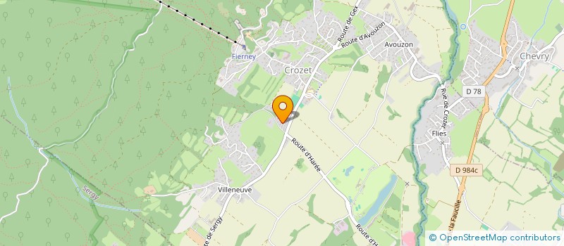 localisation de l'entreprise MONSIEUR ADRIEN GRENARD  GEX