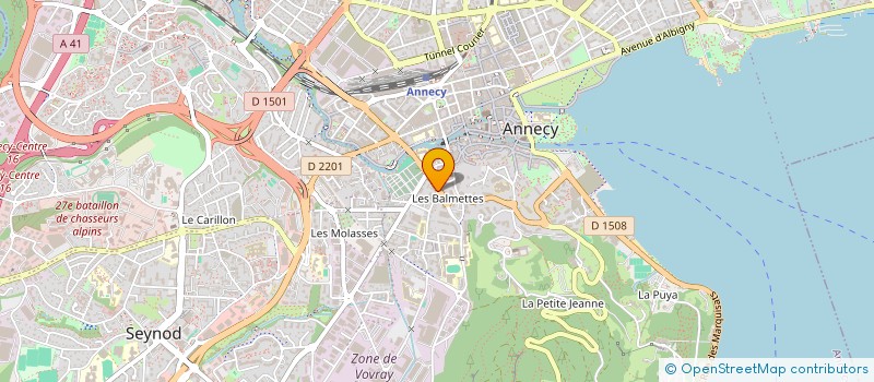 localisation de l'entreprise MONSIEUR ADRIEN GRONNWALD  ANNECY