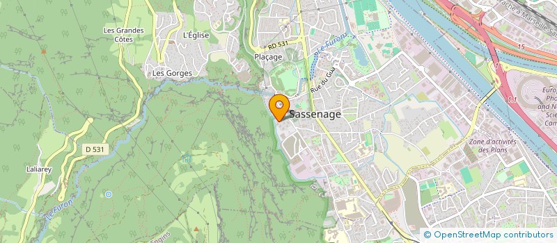 localisation de l'entreprise MONSIEUR ADRIEN GROSSE  SASSENAGE