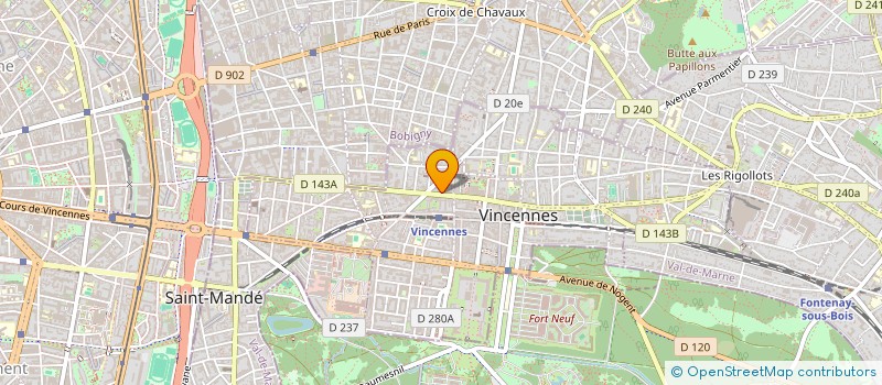 localisation de l'entreprise MONSIEUR ADRIEN GRUPPO à VINCENNES