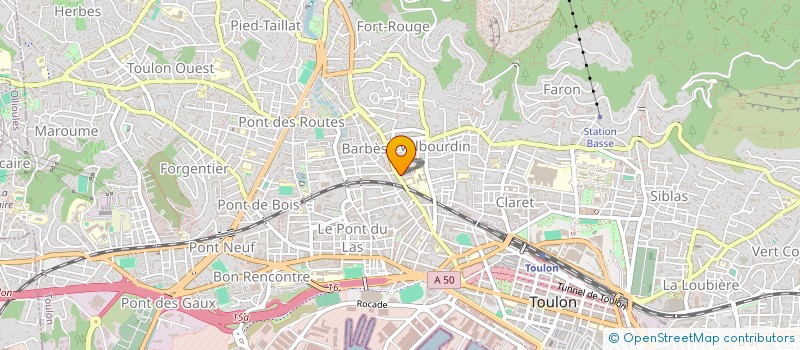 localisation de l'entreprise MONSIEUR ADRIEN GRUTTA  TOULON